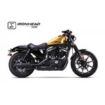 IXIL Slip On Ironhead Silencers Round (Upper and Lower Muffler)