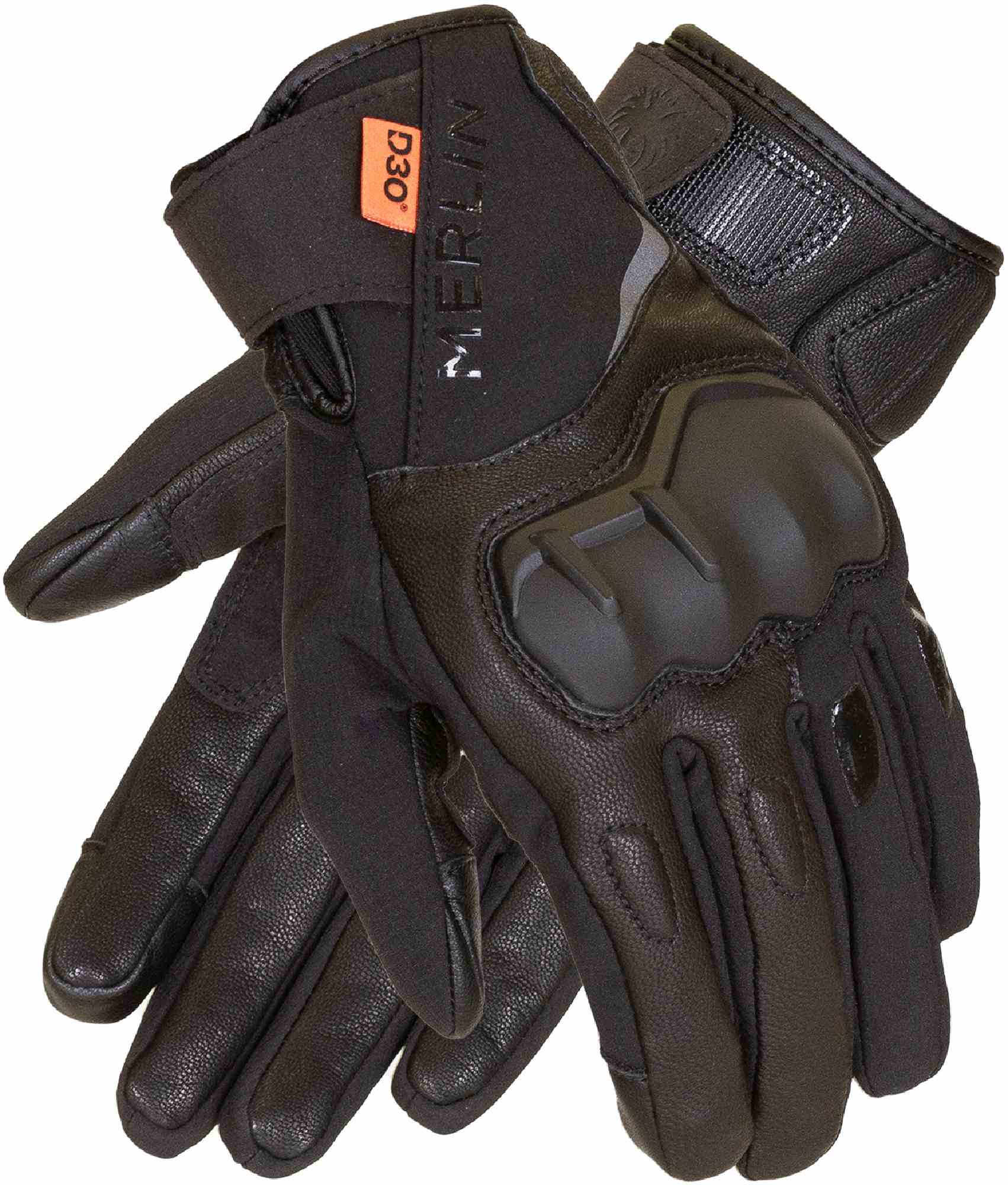 Merlin Denali D3O wasserdichte motorrad handschuhe, noir, taille 2XL pour Hommes