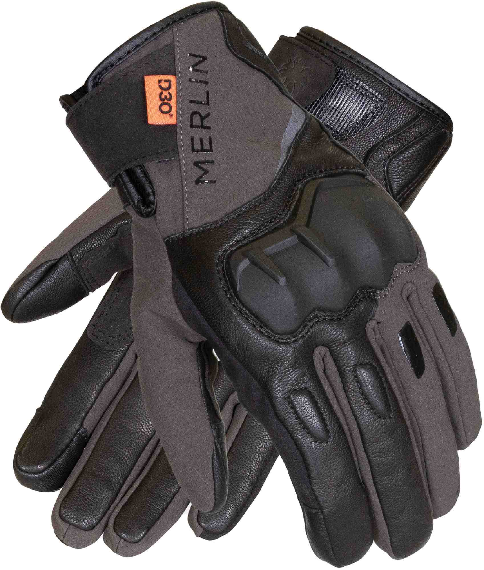 Merlin Denali D3O wasserdichte motorrad handschuhe, noir-gris, taille 4XL pour Hommes