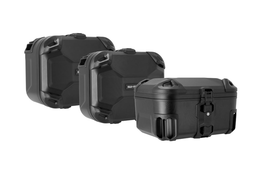 SW-Motech Adventure set DUSC con baúl L - Negro. Suzuki V-Strom 1050DE (21-).