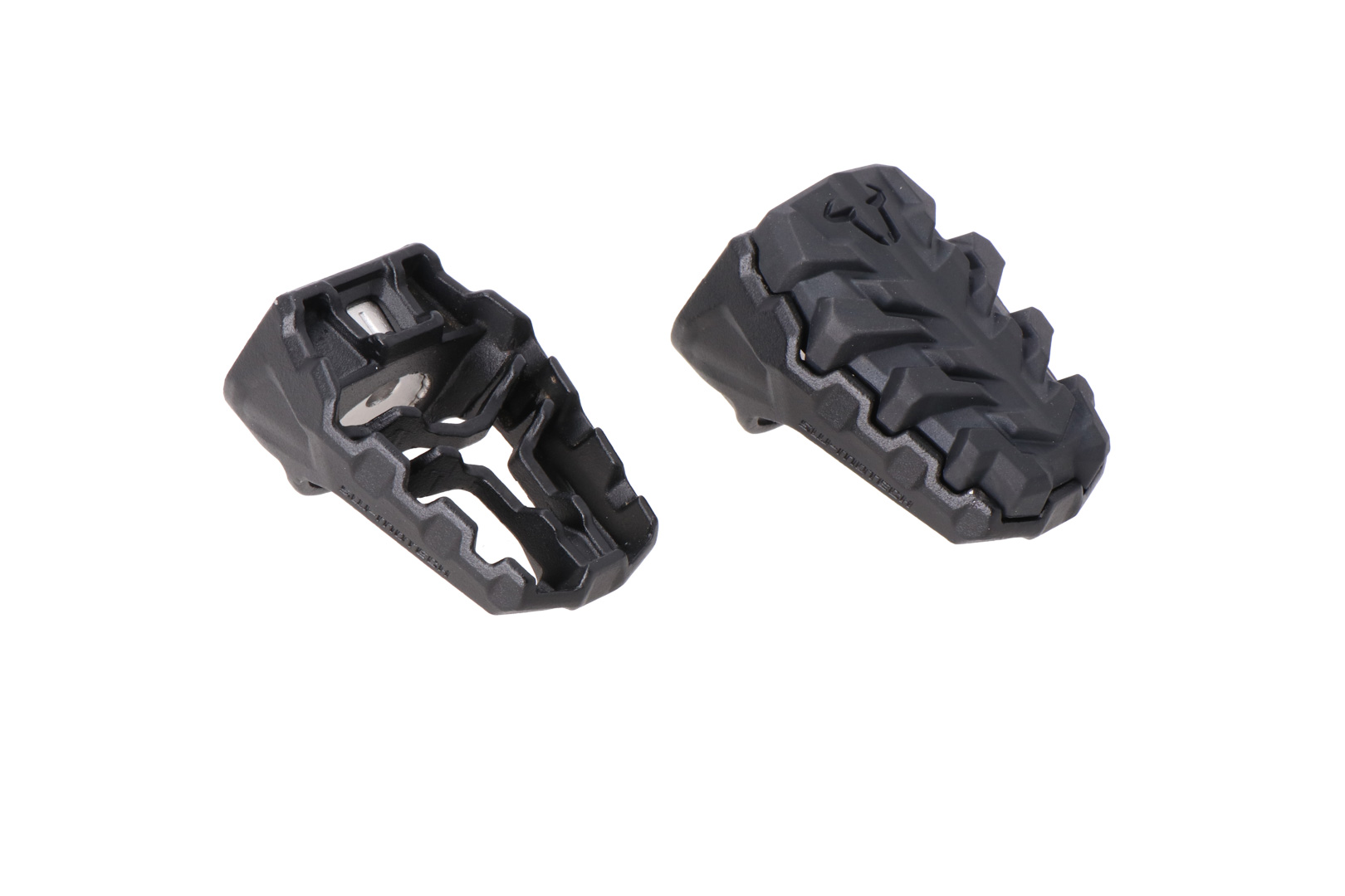Sw-Motech Unisex Black Evo Footrests - Adjustable.