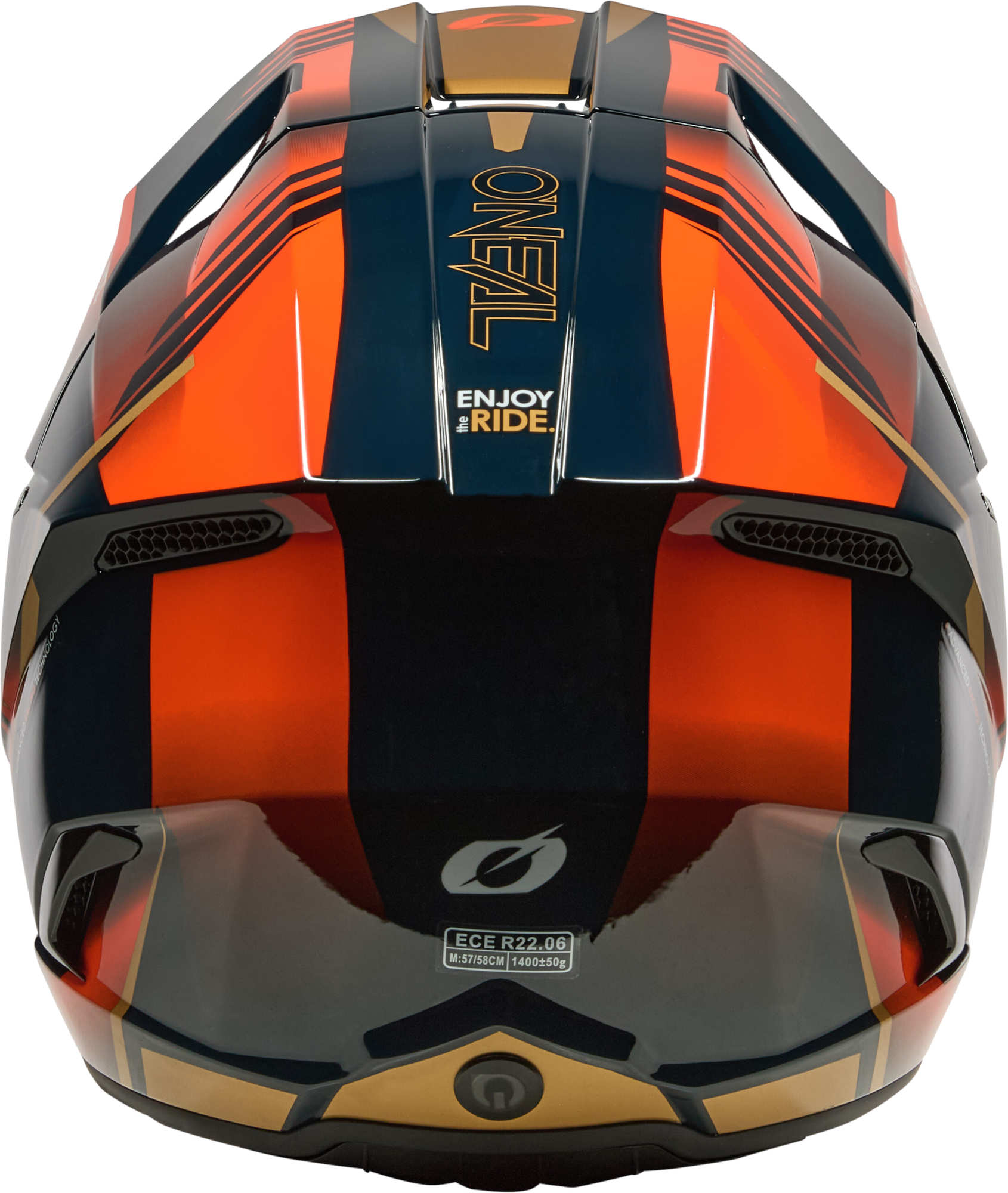 Side view of Oneal 3SRS HAZE Motocross Helmet, Size L for Men