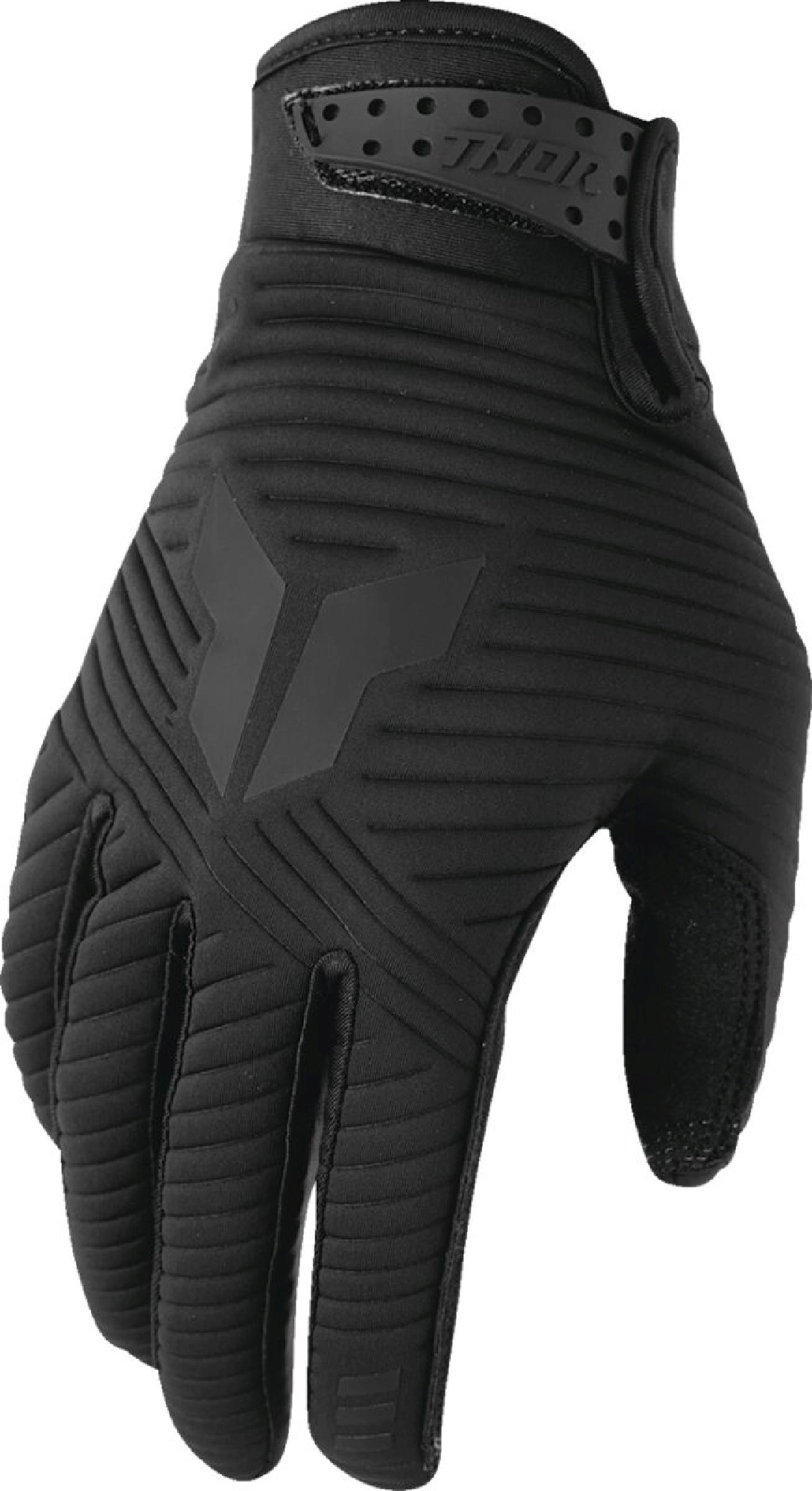 Thor Launchmode-CW Motocross Gloves, black, Size M for Men-image-919760244
