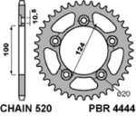 PBR Standard C45 Bakdrev i stål 4444 - 520