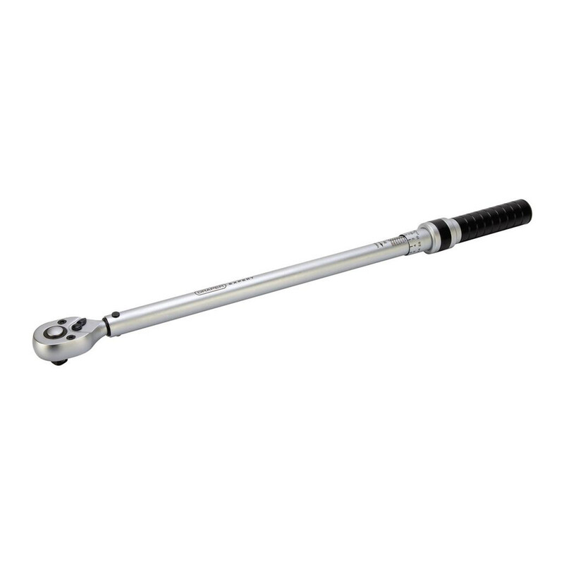 Draper Unisex Black Expert Ratchet Torque Wrench - 1/2" / 60-340 Nm,