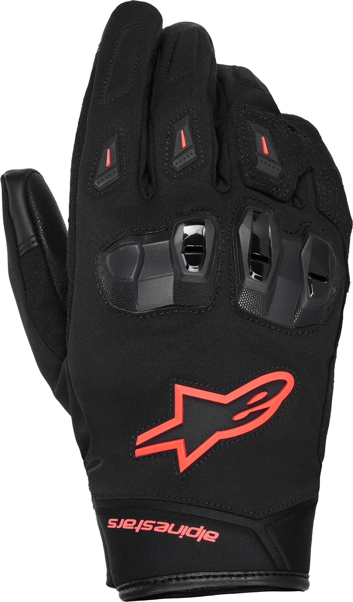 Alpinestars Men's Black Red Sp X Z Wp Waterproof Motorcycle Gloves, Black-Red, Size 2XL For