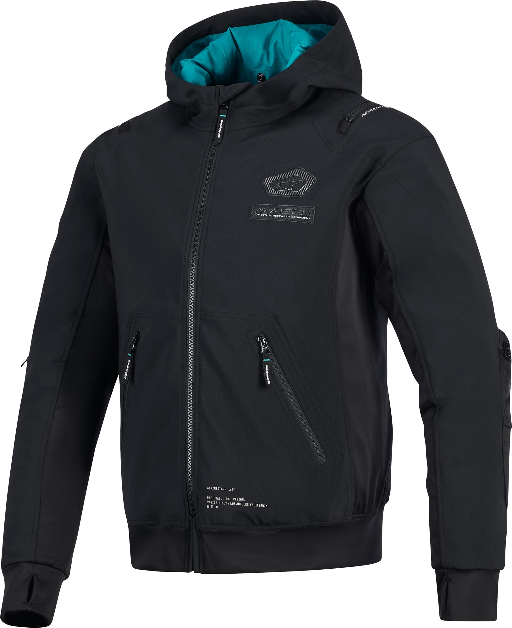 Alpinestars Moblast WP водонепроницаемая мотоциклетная текстильная куртка чёрный 3XL 