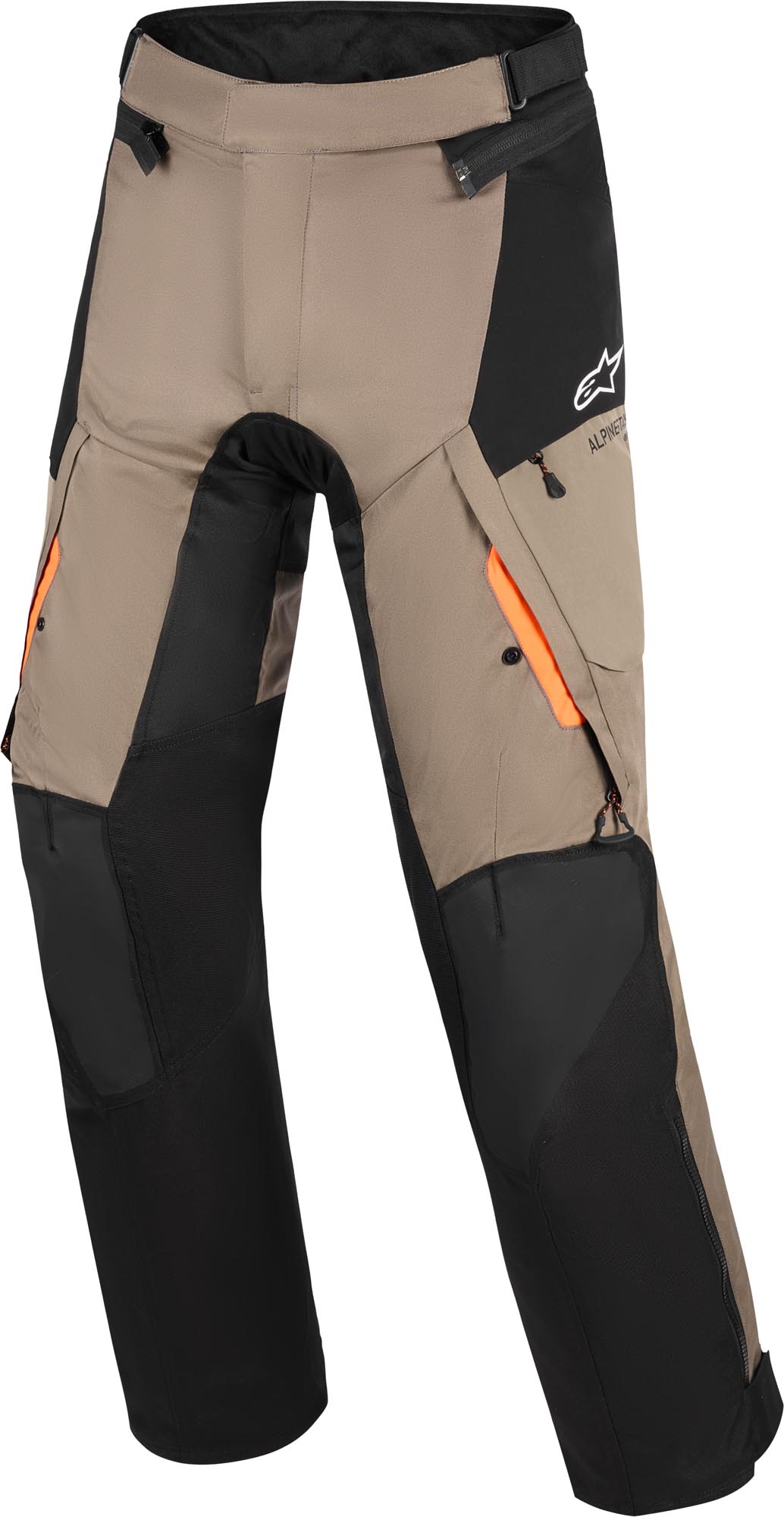 Alpinestars Andes V4 Drystar водонепроницаемые мотоциклетные текстильные брюки Черный/Коричневый 3XL 