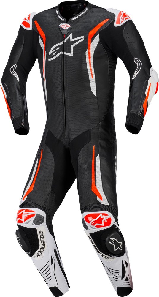 Alpinestars GP Tech V5 perforowany 1-częściowy skórzany kombinezon motocyklowy