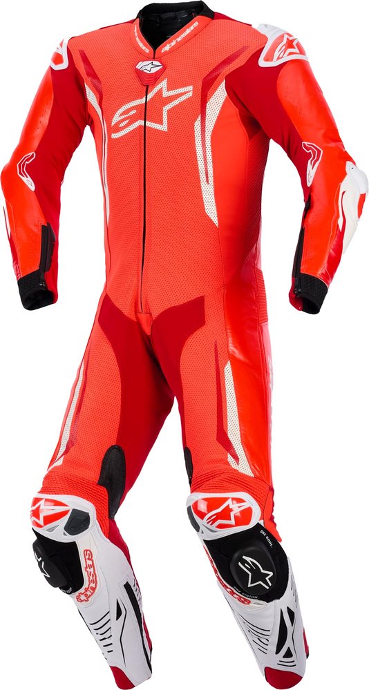 Alpinestars GP Tech V5 perforierte 1-Teiler Motorrad Lederkombi