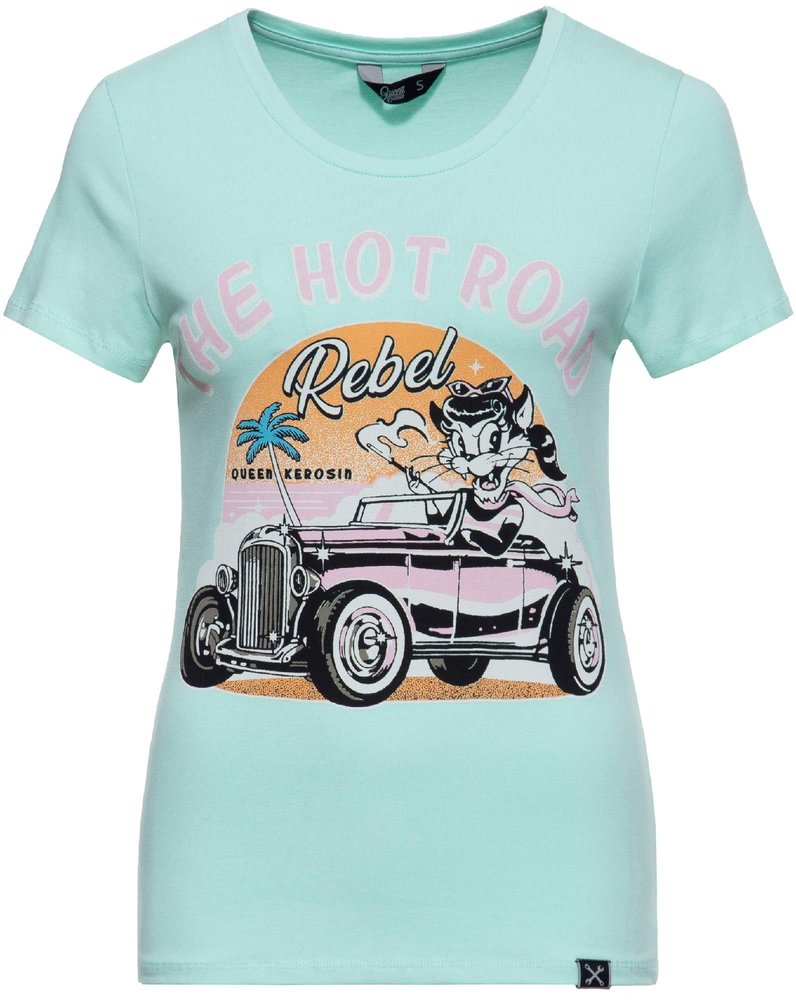 Queen Kerosin The Hot Road Rebel Camiseta de mujer