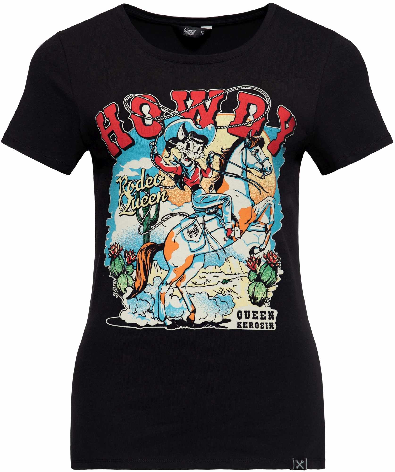 Queen Kerosin Howdy T-Shirt Femme, taille 4XL pour Femmes