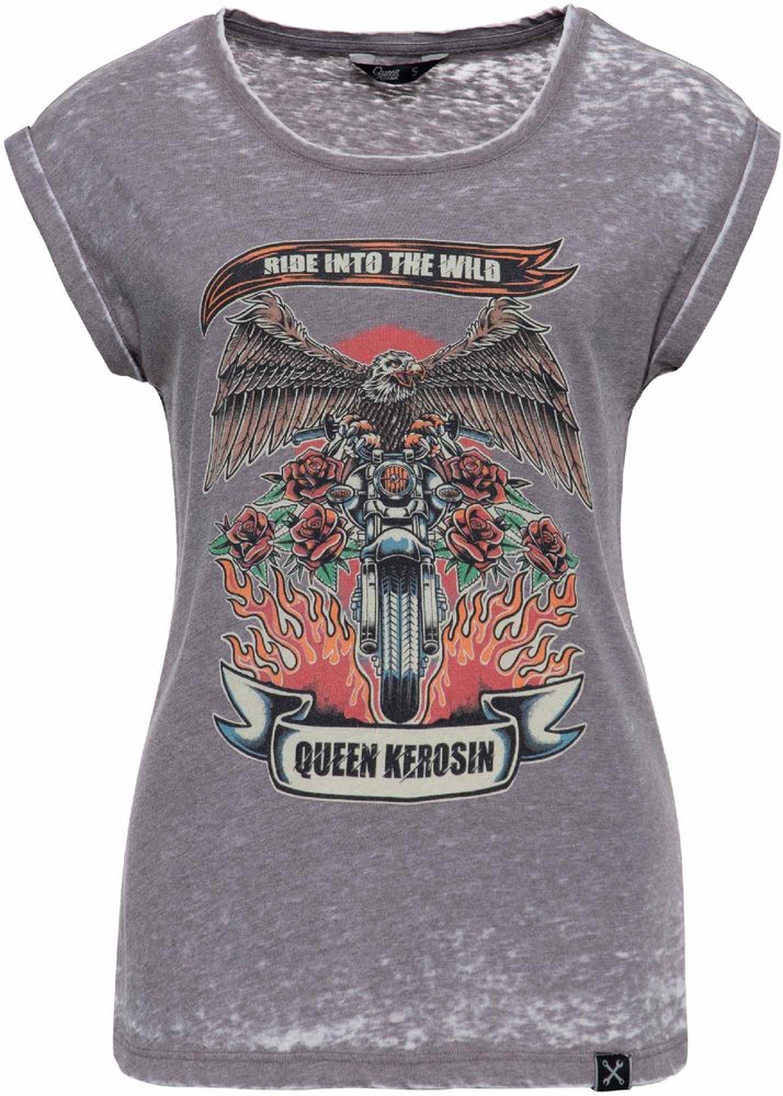 Queen Kerosin Ride Into The Wild Dame T-skjorte