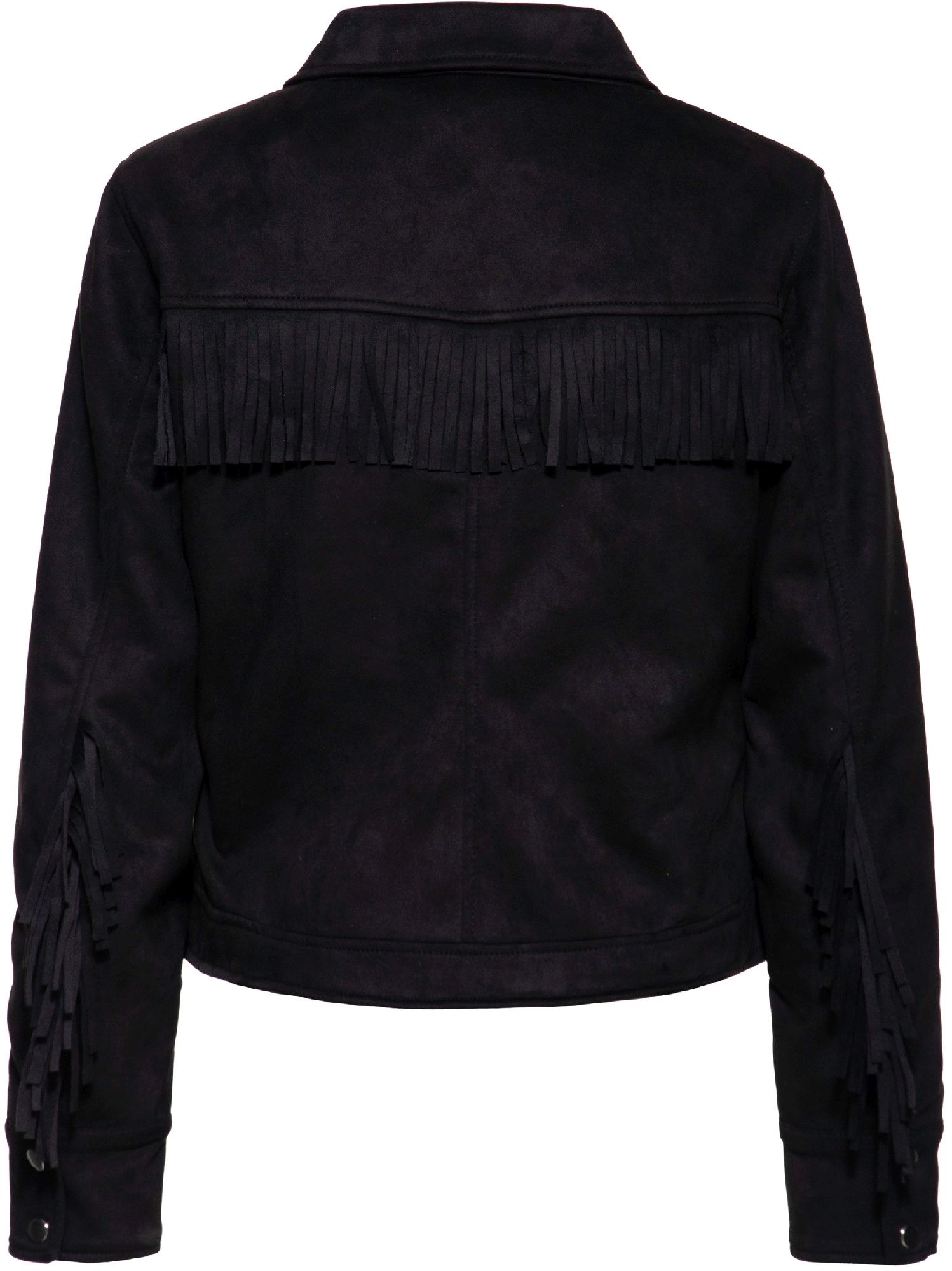 Side view of Queen Kerosin Western Ladies Jacket, black, Size M for Women