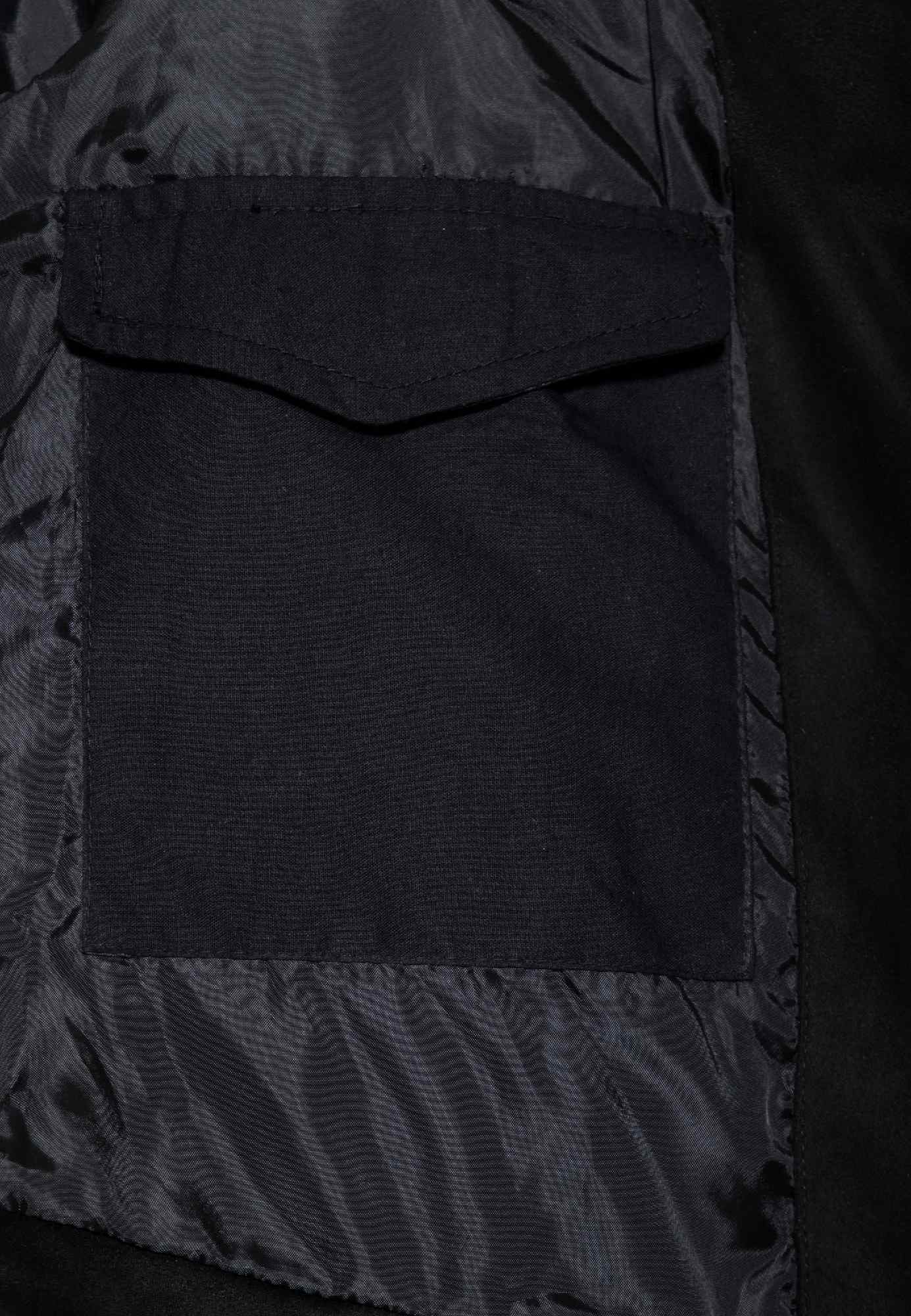 Side view of Queen Kerosin Western Ladies Jacket, black, Size M for Women
