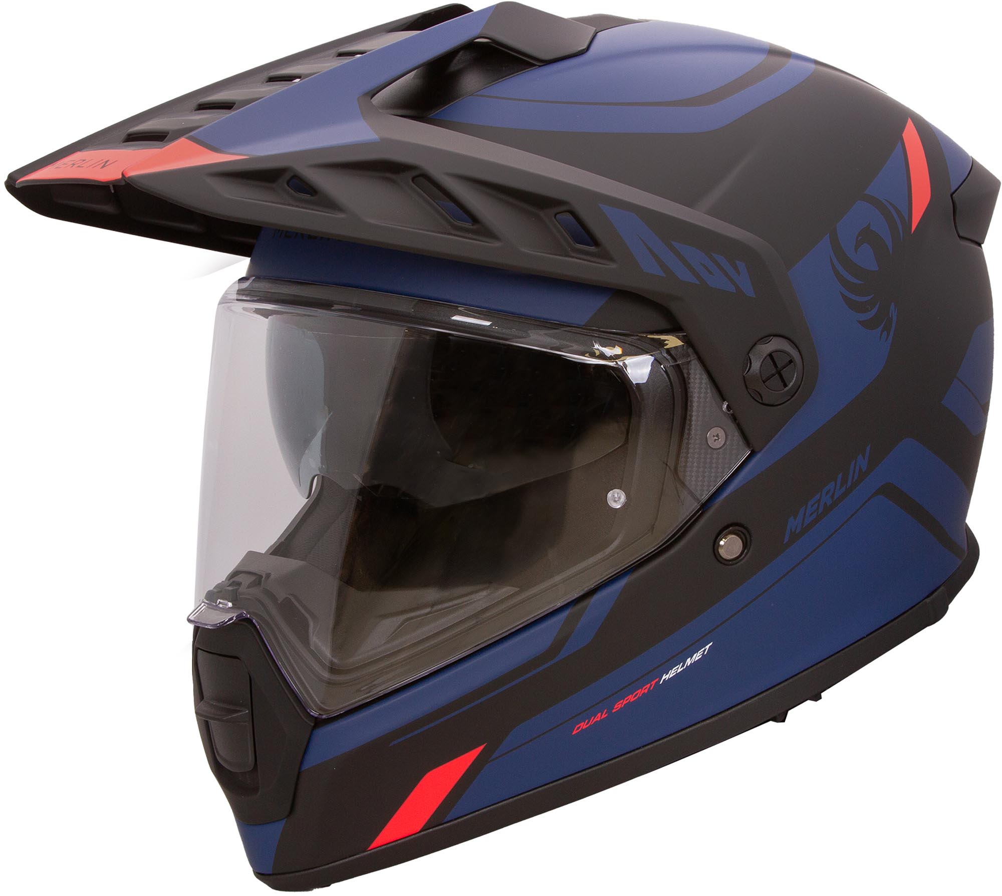 Merlin Torres Adventure Block Casque d’enduro, bleu, taille XL pour Hommes