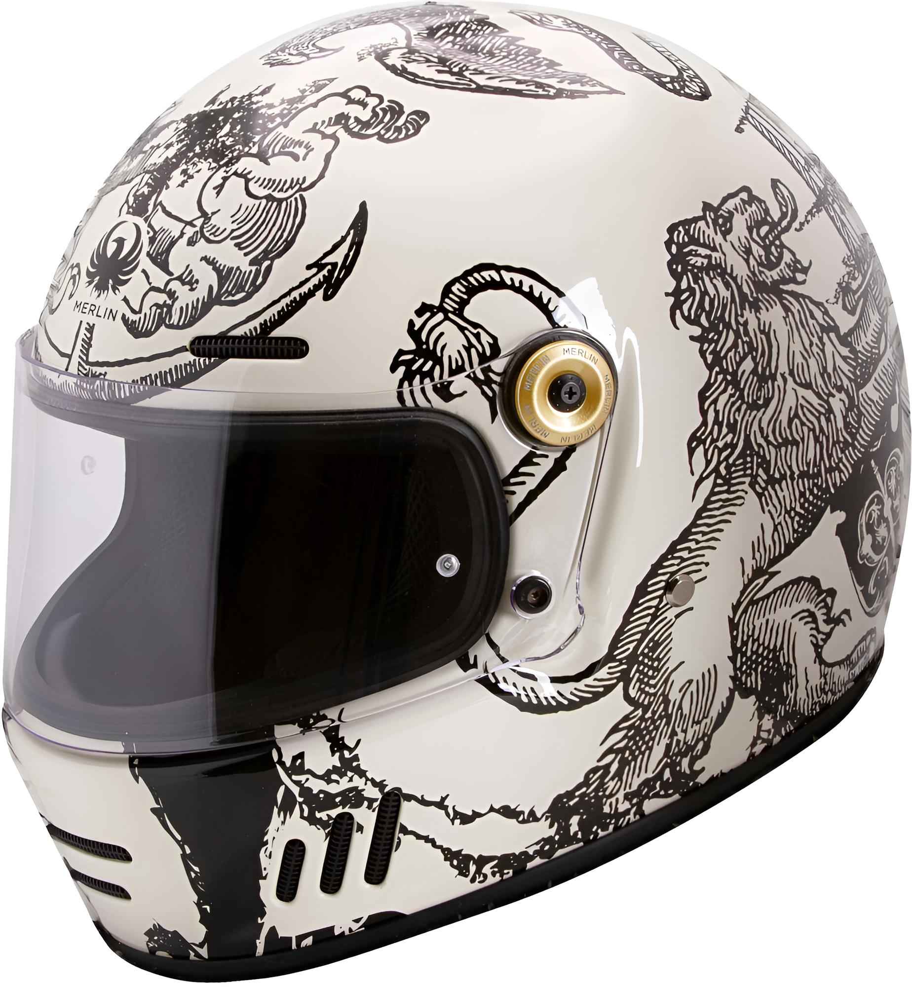 Merlin Revival Vintage Versus Casque, taille XS pour Hommes
