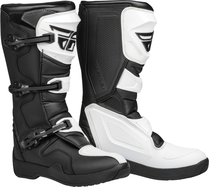 FLY Racing Maverik LT Stiefel - Weiß/Schwarz