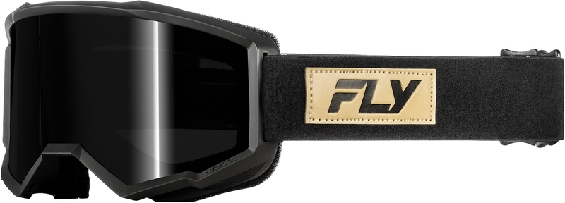 FLY Racing Focus Sand Goggle Sort/Tan - Dark Smoke Lens