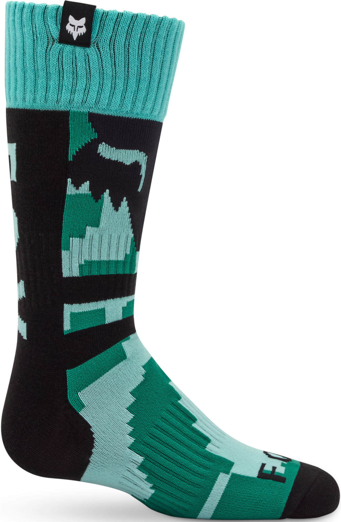 Fox Unisex Turquoise 180 Kairos Youth Motocross Socks, Size L
