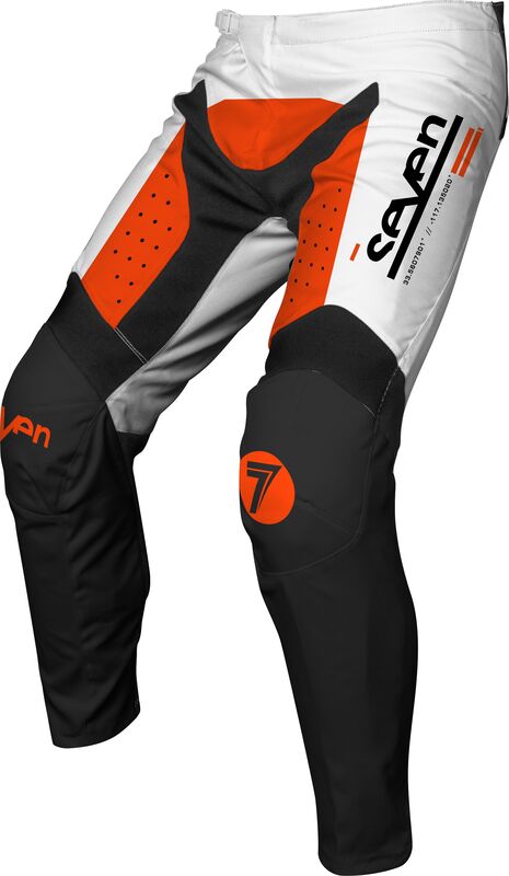 SEVEN MX Pantalon SEVEN Vox Aperture junior - blanc/orange
