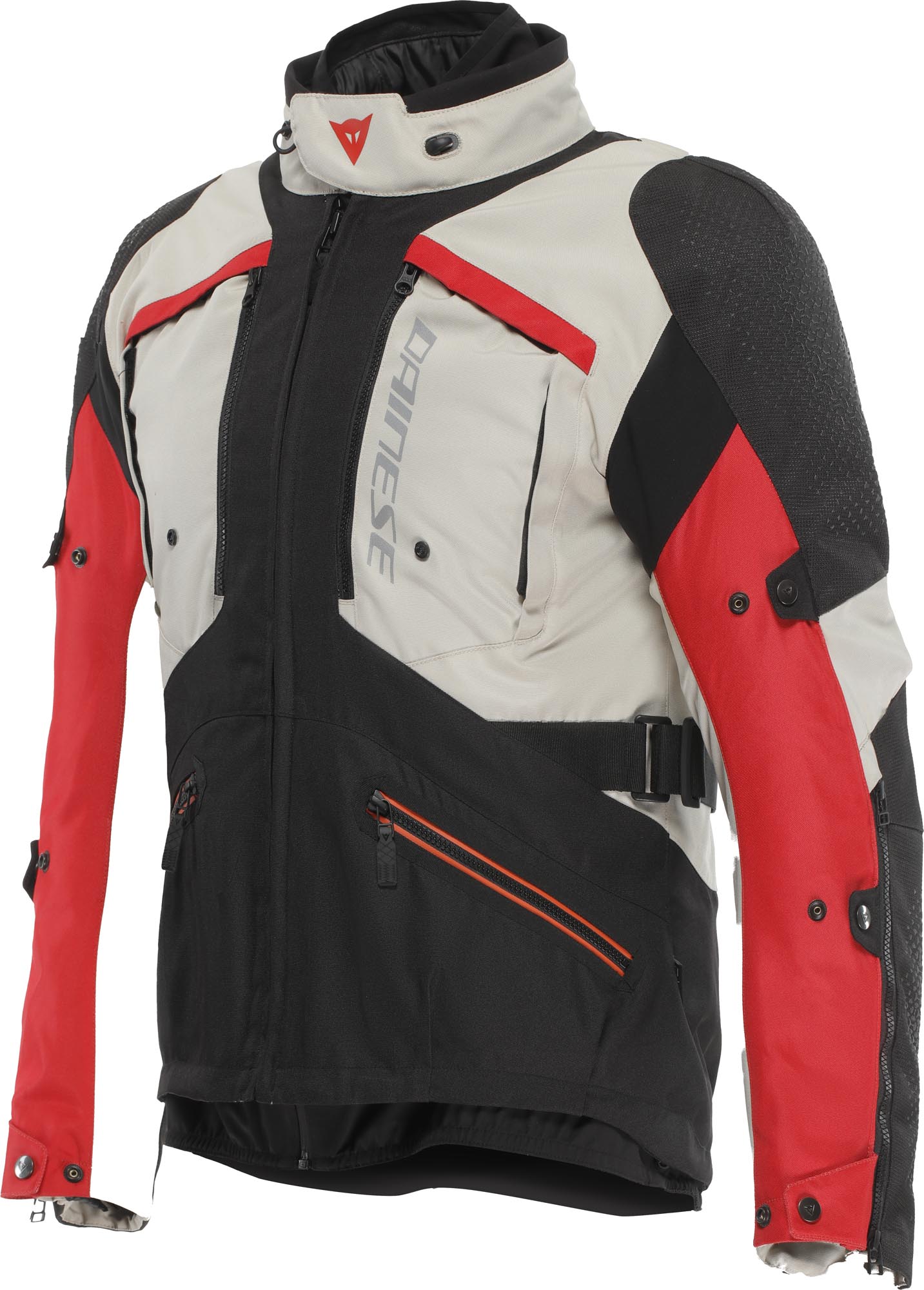 Dainese Gullfoss D-Dry водонепроницаемая мотоциклетная куртка Черный/Белый/Красный 52 