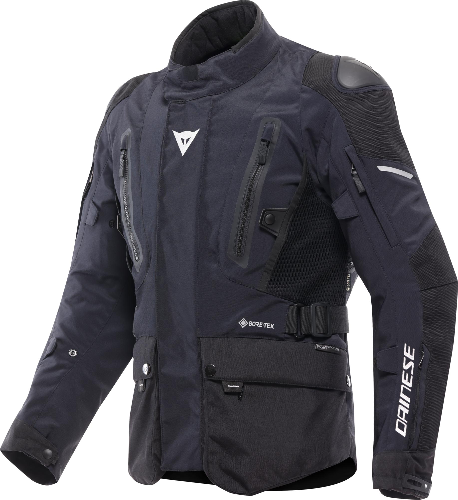 Dainese Carve Master 4 Gore-Tex водонепроницаемая мотоциклетная куртка Черный/Черный 46 