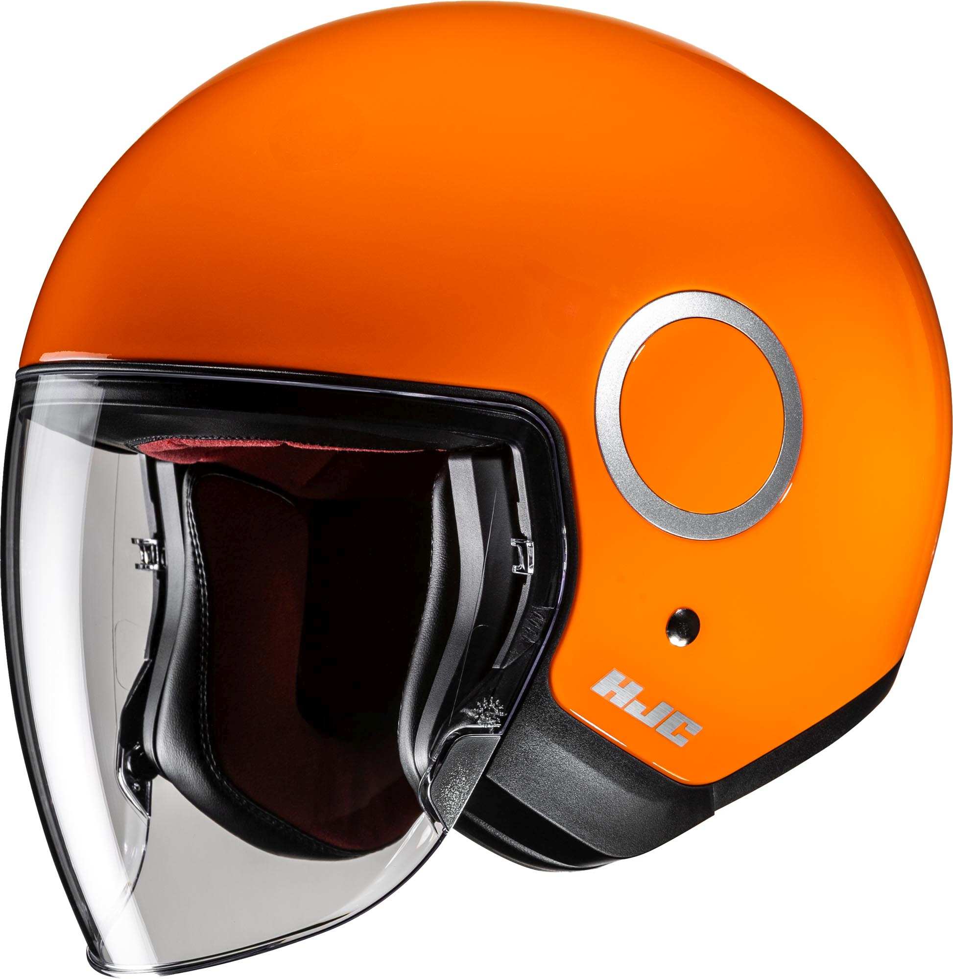 Hjc Men's Orange Rpha 40 Jet Helmet, Size Xs 54 55 For