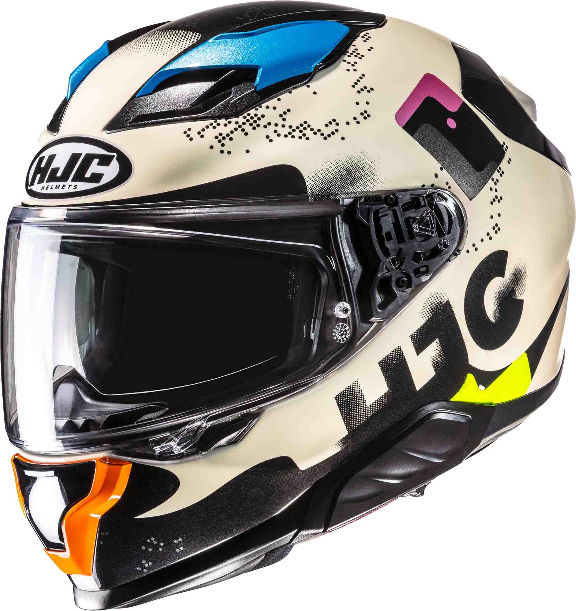 Hjc Men's Multicolored F71 Faco Helmet, Size Xs 54 55 For