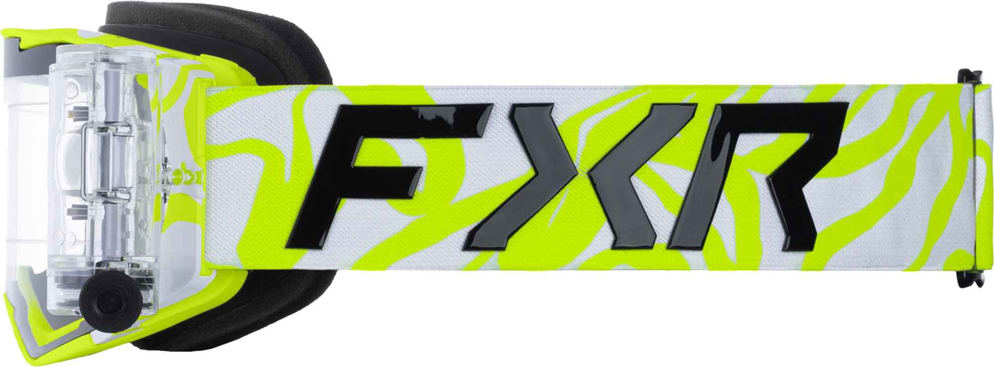 Side view of FXR Factory Ride Roll-Off Graphic Motocross Goggles for Men