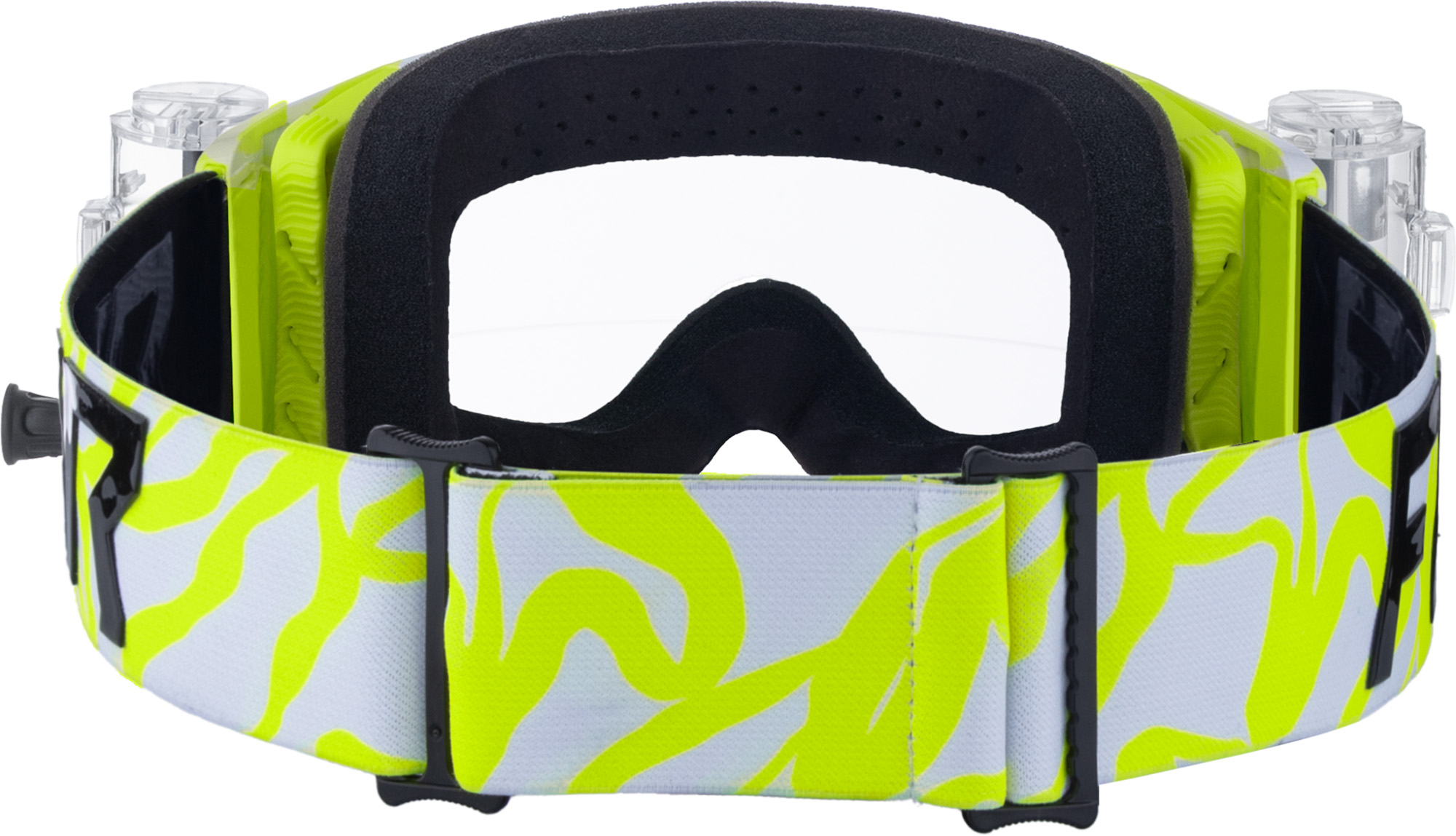 Side view of FXR Factory Ride Roll-Off Graphic Motocross Goggles for Men