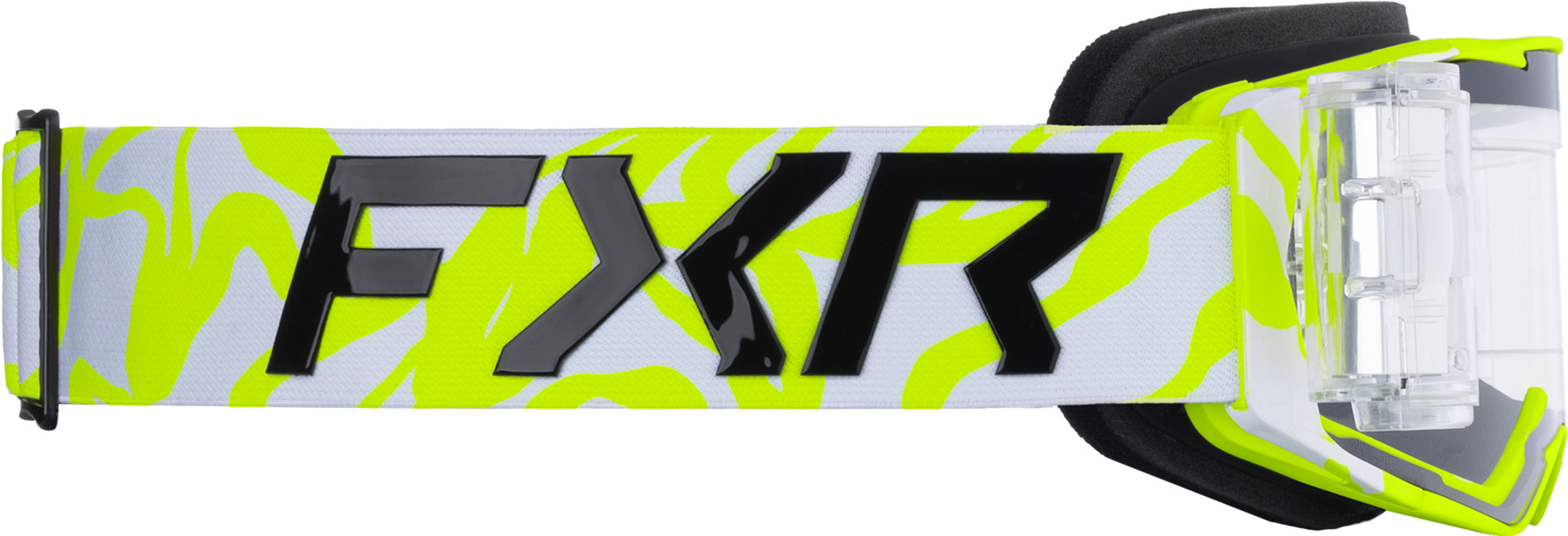 Side view of FXR Factory Ride Roll-Off Graphic Motocross Goggles for Men