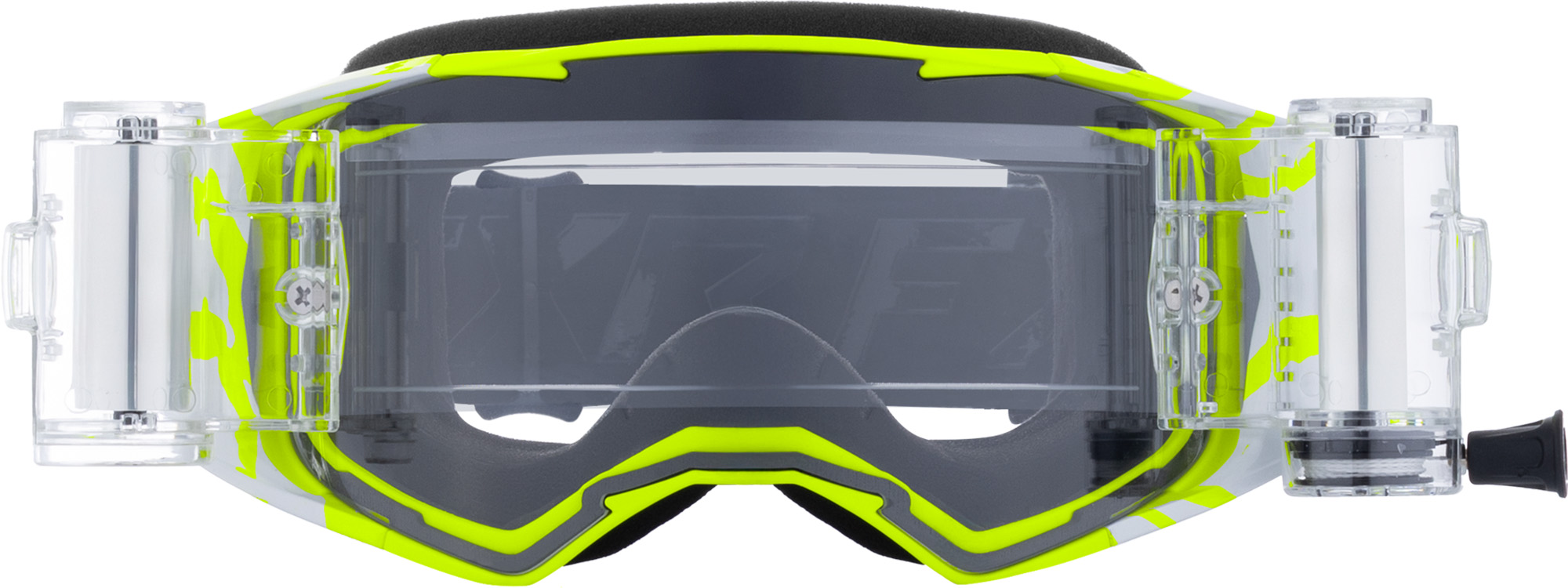 Side view of FXR Factory Ride Roll-Off Graphic Motocross Goggles for Men