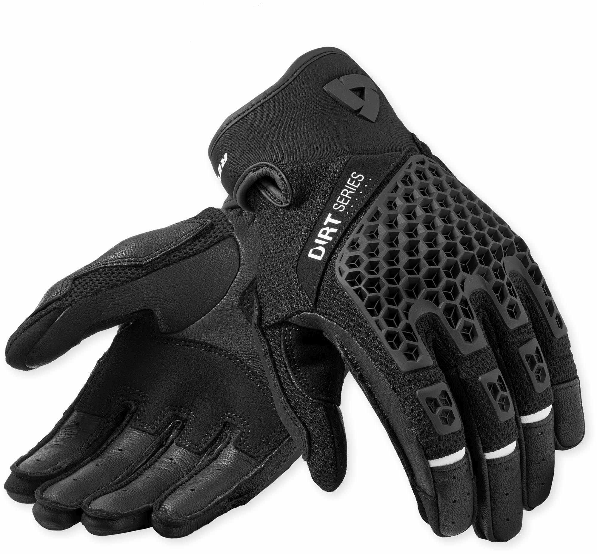Revit Caliber 2 Motocross Gloves, Black, Size 4XL For Men