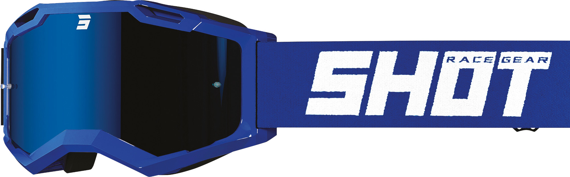 Shot Assault 2.0 Iridium Motocross Goggles, blue for Men-image-474683728
