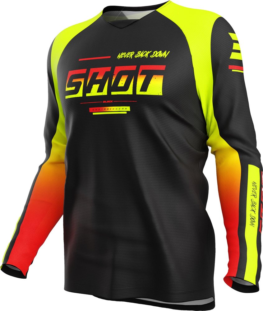 Shot Draw Block Jugend Motocross Jersey
