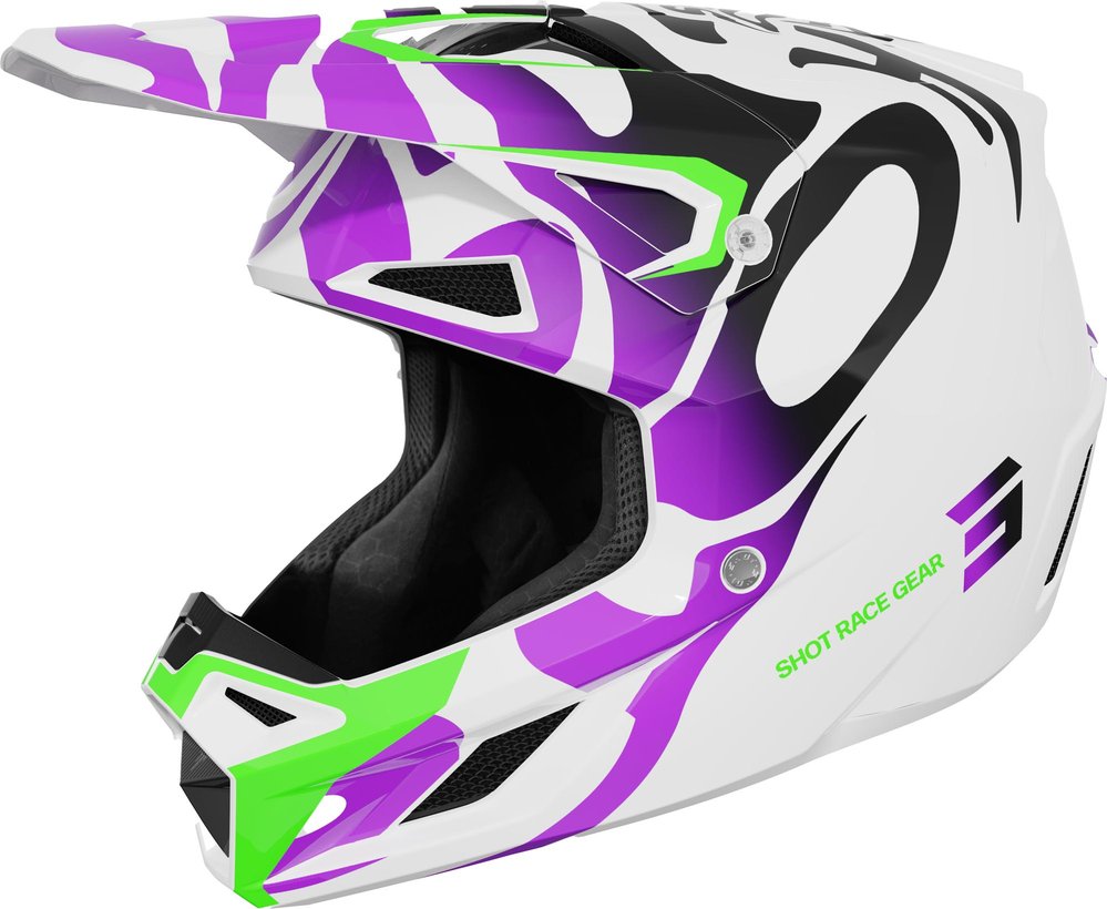 Shot Speed Ghost Youth Motocross Helmet