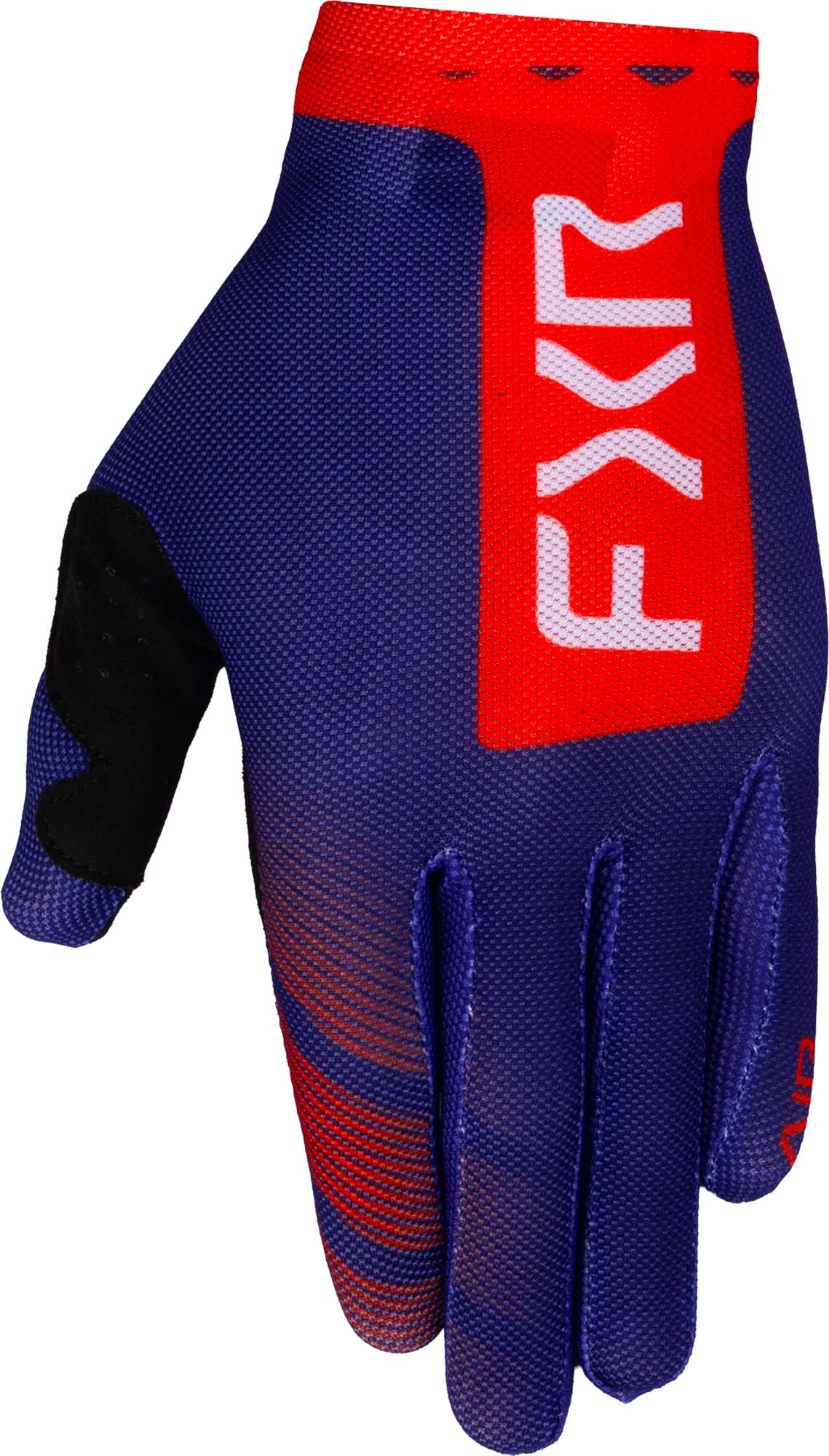 FXR Pro-Fit Air Logo Gants de motocross perforés, rouge-bleu, taille S pour Hommes