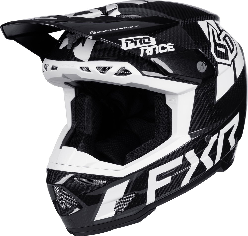 FXR 6D ATR-3Y Carbon Motocrosshjälm för ungdomar
