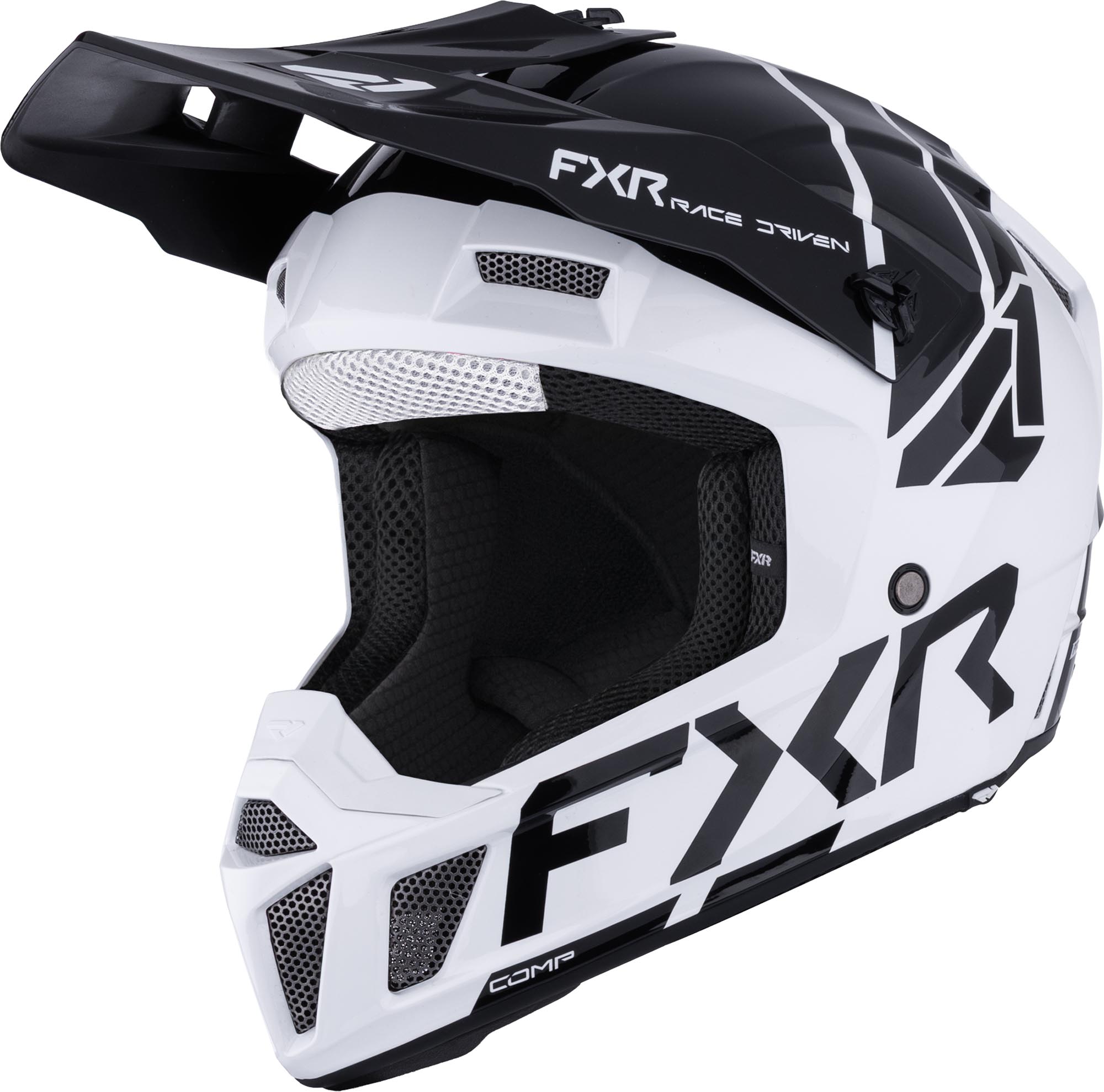 Fxr Clutch MłOdzieżOwy Kask Motocrossowy, Czarny-BiałY, Rozmiar Xl-image