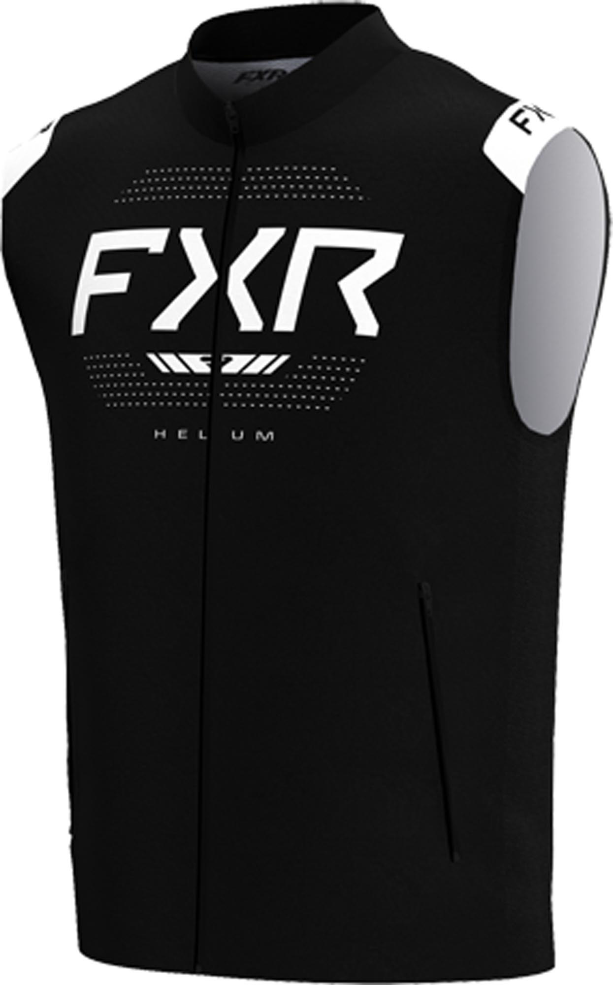 FXR Off-Road Helium Gilet de motocross, noir-blanc, taille M pour Hommes