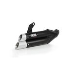 IXIL Dual Hyperlow L3XB Silencer Stainless Steel Black / Aluminium - Kawasaki ER-6 - XK7351XB