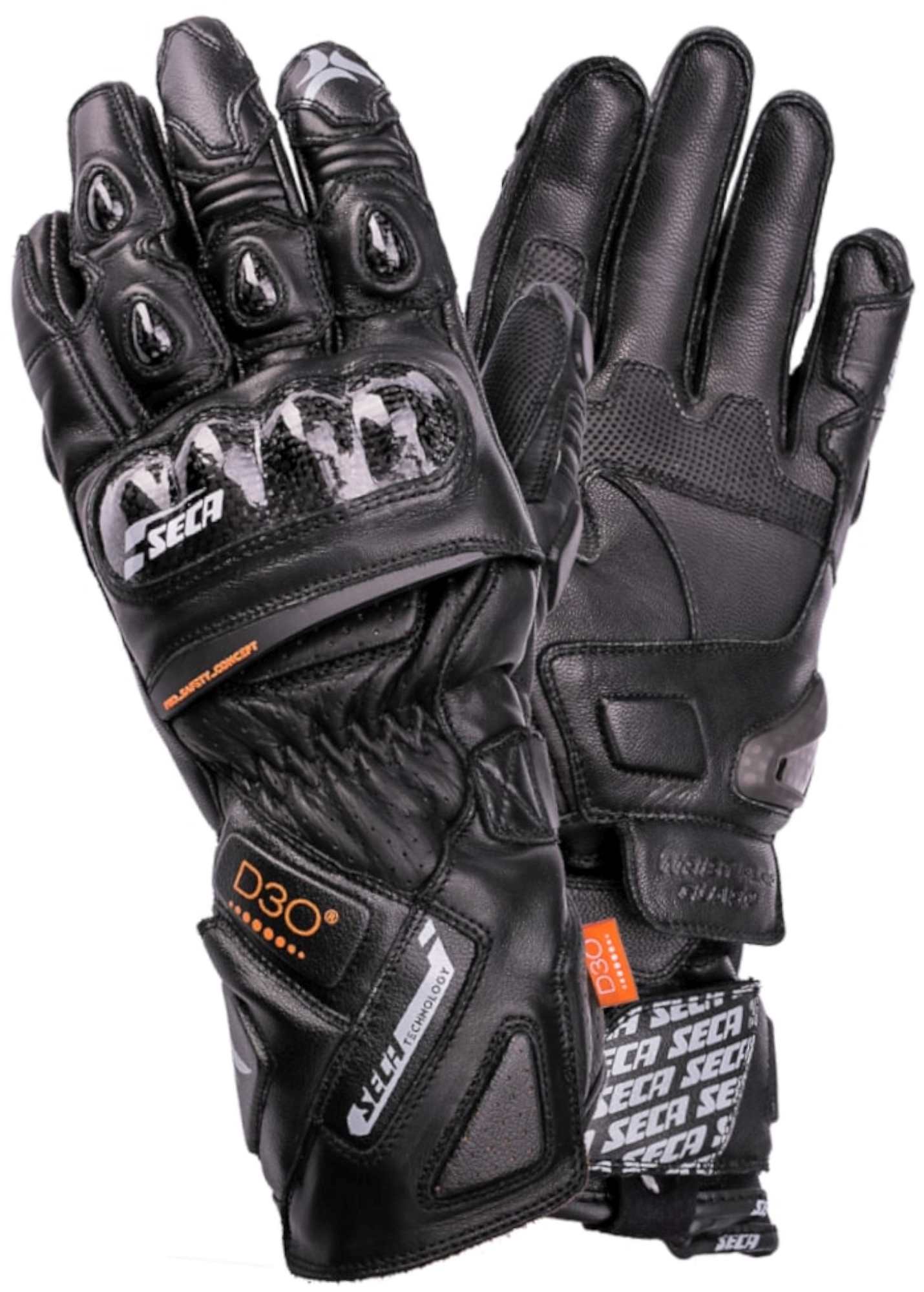 Seca Trackday Gants de moto, taille M pour Hommes