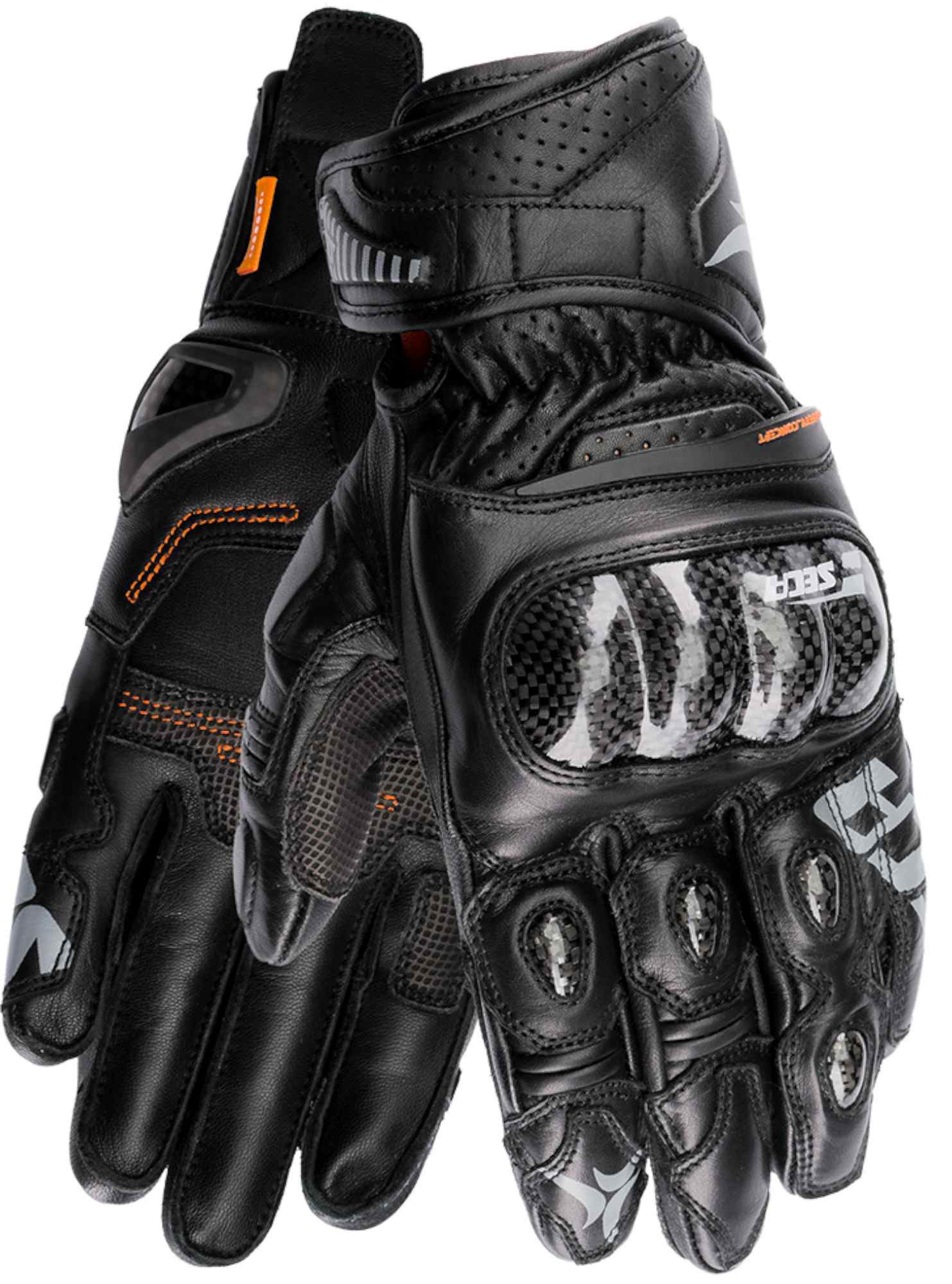 Seca Trackday Short Gants de moto, taille 2XL pour Hommes