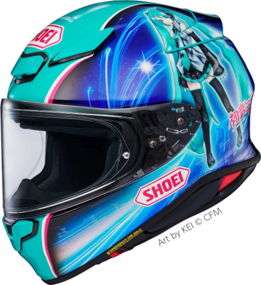 Shoei NXR2 Hatsune Miku  Helmet
