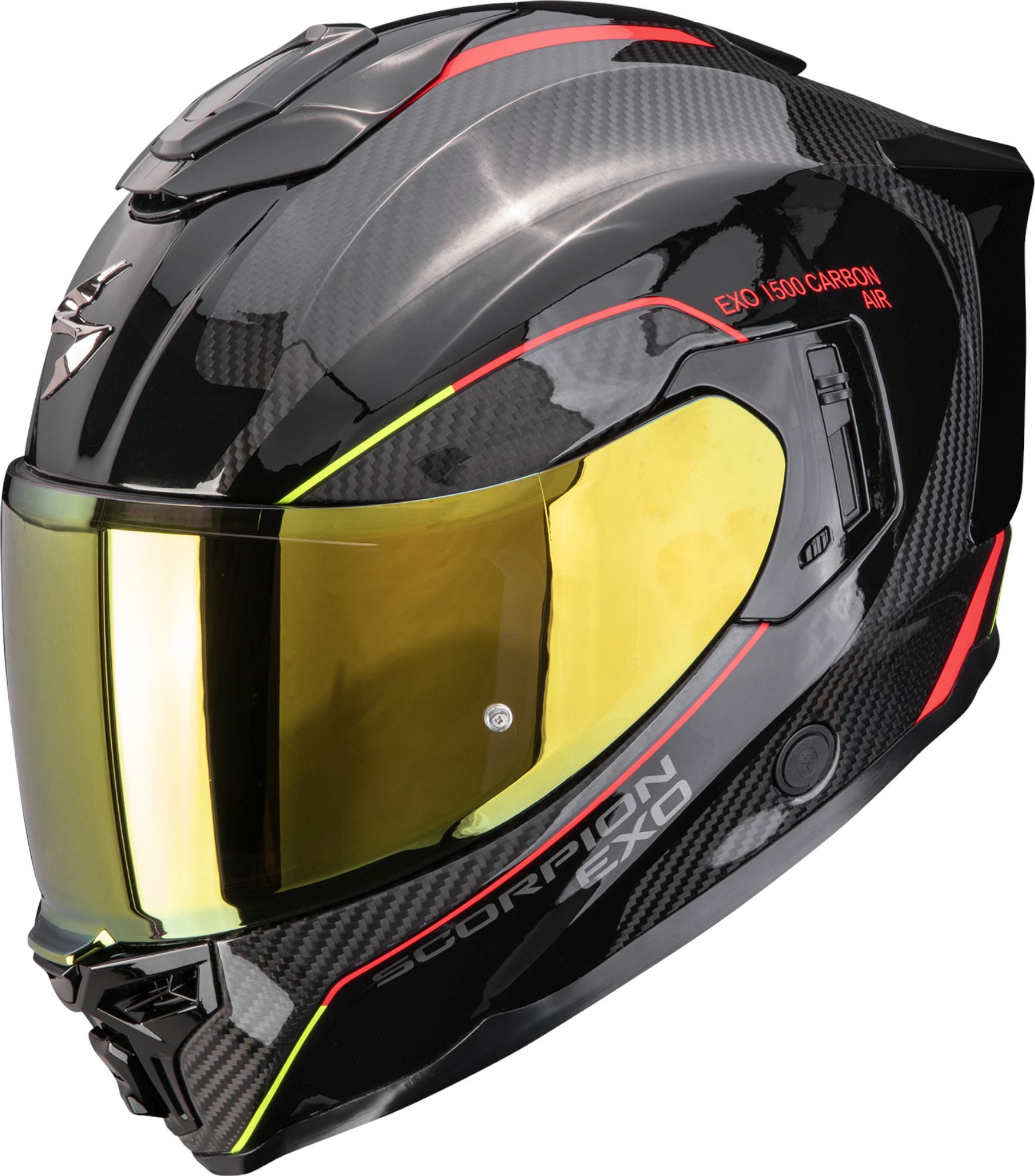 Scorpion Exo-1500 Carbon Air Mundi Полнолицевой шлем Черный/Красный/Желтый M (57/58) 