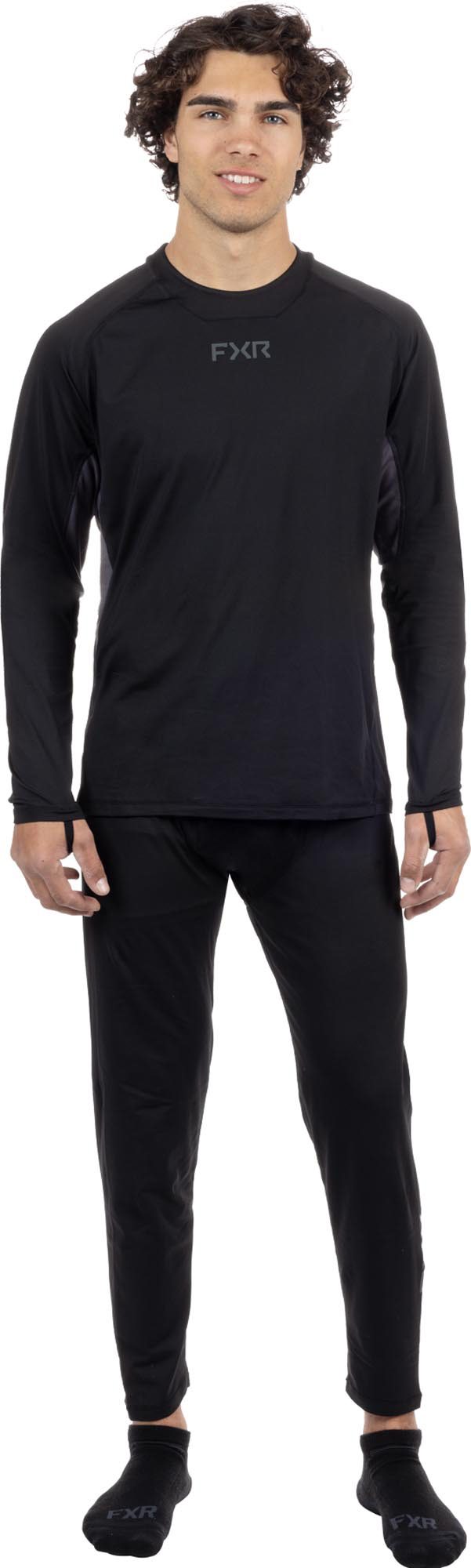 Side view of FXR Atmosphere Functional Pants, black, Size XL for Men