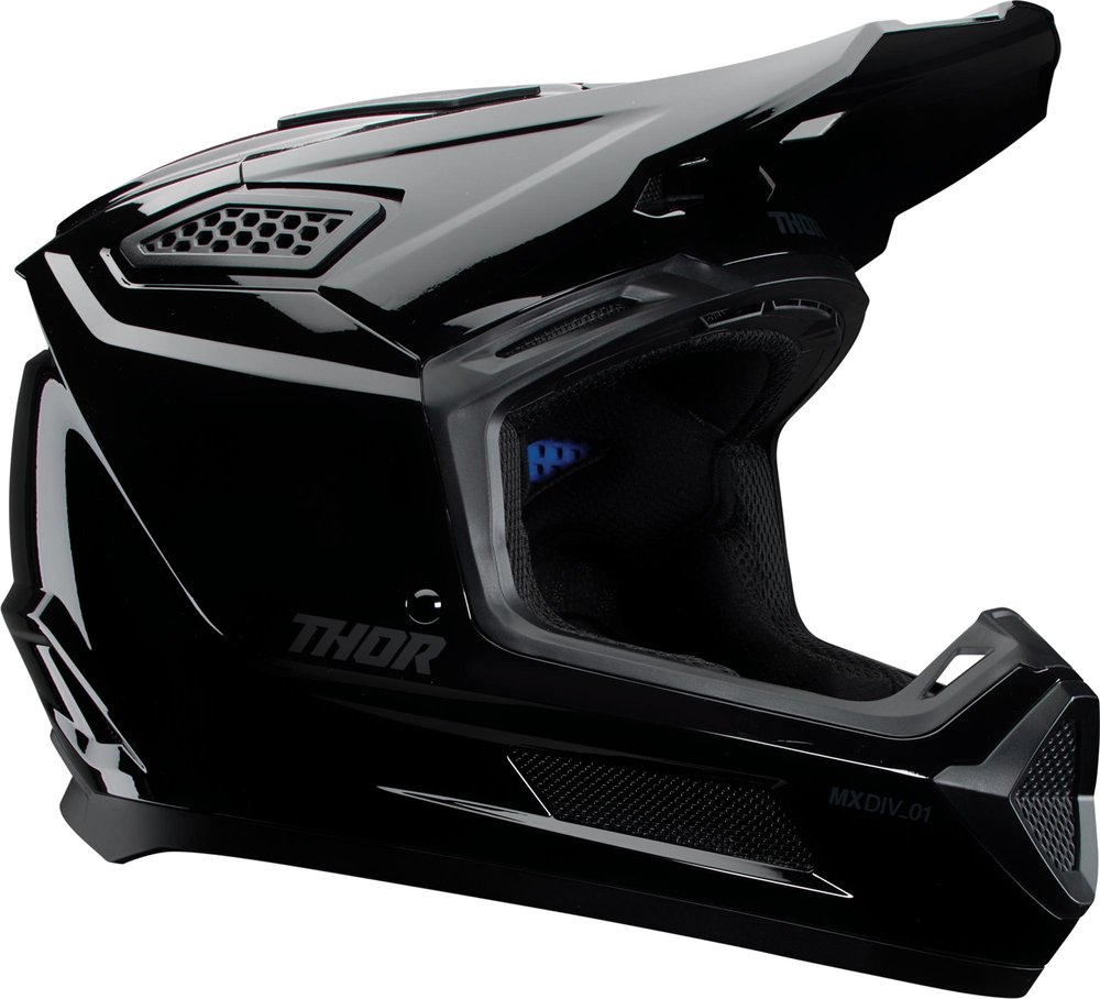 Thor Fleet Blackout Gloss Motorcross helm