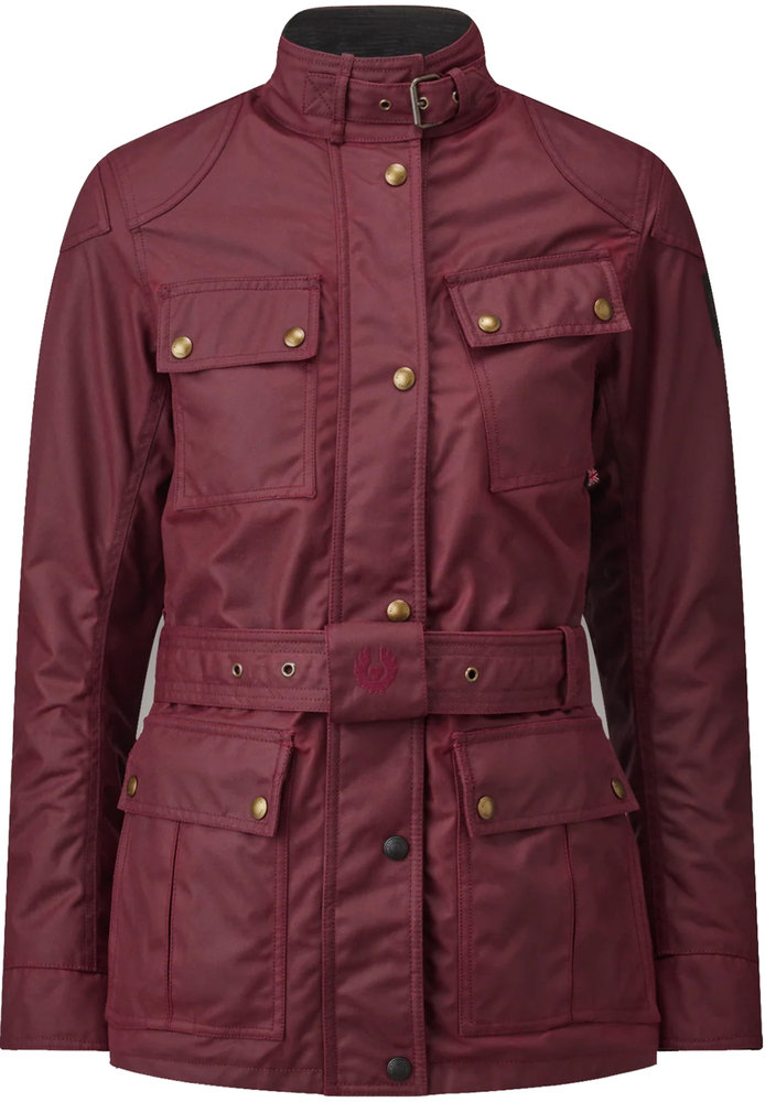 Belstaff Trialmaster   Chaqueta encerada de motocicleta para mujer