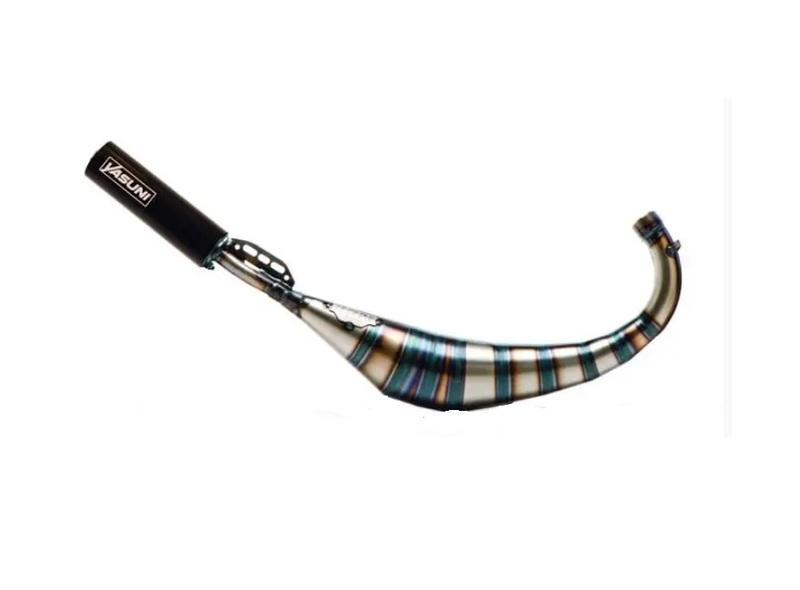 Yasuni Unisex Black Exhaust Carrera R3 Gloss Am6/D50b 70/80Cc Not Approved